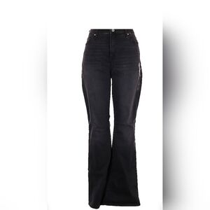Banana Republic Black Flare Wide Leg Jeans